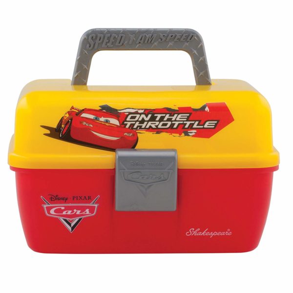Disney Cars Lightning Mcqueen on the throttle tackle box