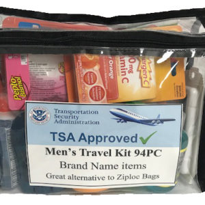 TSA APPROVED MEN'S TOILETRY KIT 94 PC